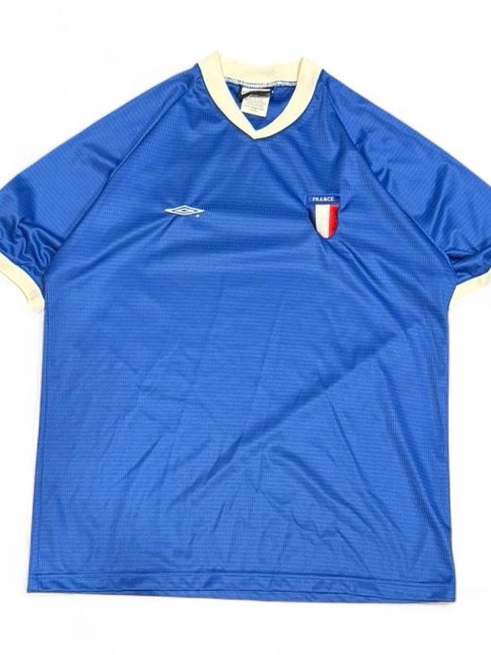 Vintage France Umbro Soccer Jersey Made in Canada